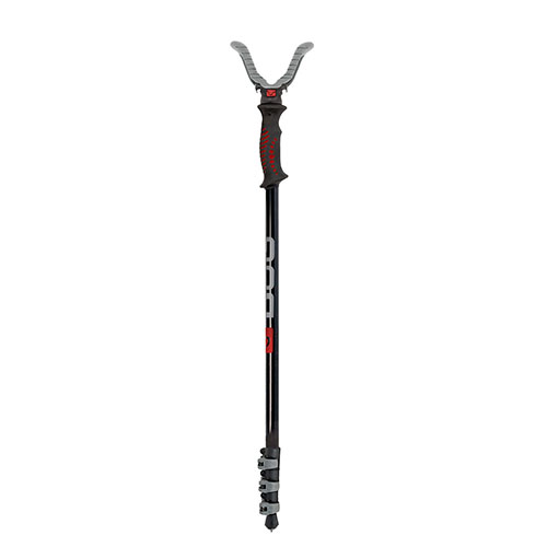 BOG Adrenaline Monopod on suunniteltu kaikkiin metsästystilanteisiin, siinä on Switcheroo-järjestelmä, säädettävät jalat ja metalliset piikit, jotka tarjoavat vakautta.