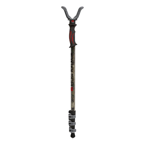 BOG Adrenaline Switcheroo Monopod Camo tarjoaa erinomaisen kantavuuden, monipuolisuuden ja vakauden, sekä nopean vaihtamisen Switcheroo®-järjestelmän avulla.