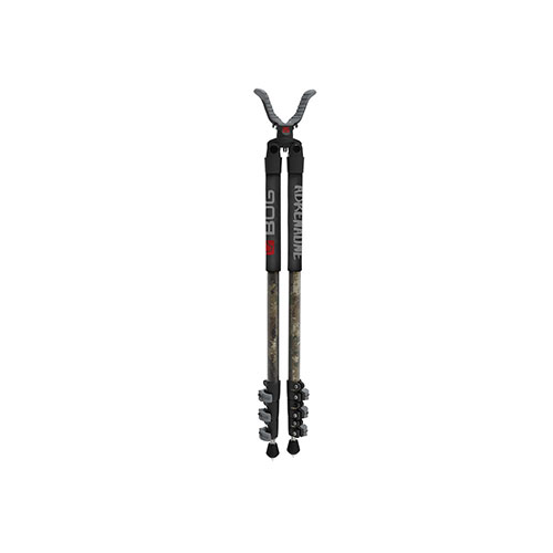BOG Adrenaline Bipod tarjoaa erinomaisen kannettavuuden ja vakauden, jossa on lever leg locks, metalliset jalkapohjat ja Switcheroo®-järjestelmä optiikoille.