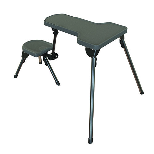 Caldwell Stable Table Lite on kevyt ja kestävä ampumapöytä, joka on helppo kuljettaa, säädettävä, ja sopii kaikille ampujille kaikissa sääolosuhteissa.