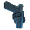 Caldwell Tac Ops holster tarjoaa mukautuvan istuvuuden, trigger guard retention lockin ja erinomaisen mukavuuden, jotta voit kantaa asetta koko päivän.