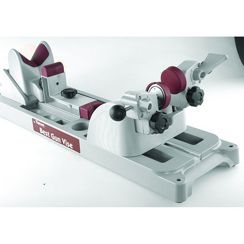 Tiptonin Best Gun Vise™ on monipuolinen työkalu, joka soveltuu erilaisten aseiden puhdistukseen ja huoltoon, ja se tarjoaa tukevan ja säädettävän tuen.