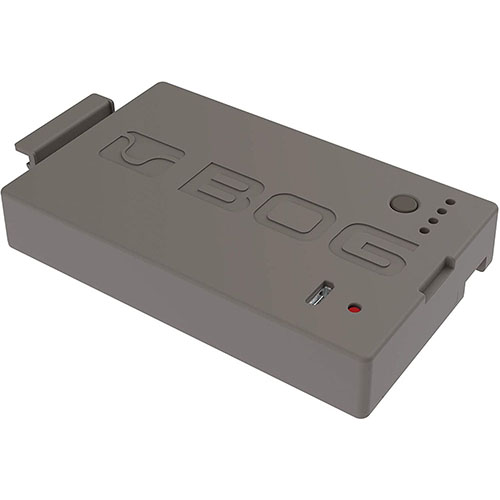 Uusi BOG Omnipotence Li-Ion Akku on ladattava lithium-ion akku, joka korvataa 6AA paristot BOG Game -kameroissa ja pidentää niiden käyttöikää yli vuoden.