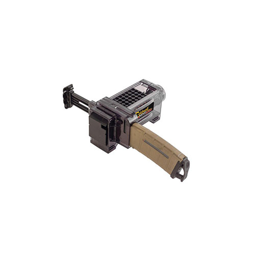 Caldwell AR-15 Mag Charger™ helpottaa 50 patruunan lataamista AR-15 -magsiin alle 15 sekunnissa, automaattisesti kohdistamalla patruunat ilman kosketusta.