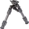 Caldwell 13"-30" Accumax Premium Carbon Fiber Bipod on kevyt ja kestävä, jossa on säädettävät jalat, ei liukuvat kumijalat ja kolme kiinnitysmahdollisuutta.