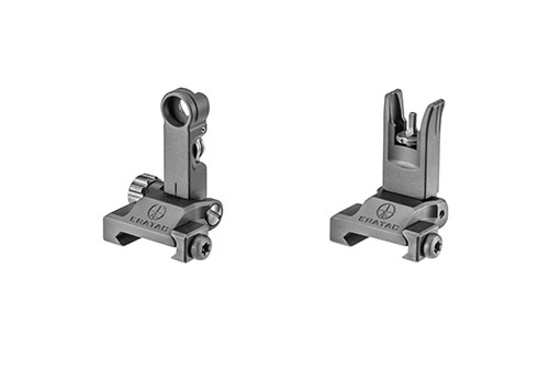 ERATAC Backup Sights yhdistää taistelun kestävyys, tarkkuus ja alhainen profiili, tarjoten nopeita siirtymiä ja korroosionkestävyyttä kaikissa olosuhteissa.