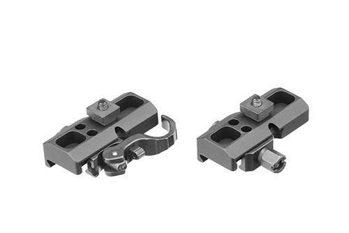 ERATAC T-Nut-Adapter Harris-nutille mahdollistaa nopean ja turvallisen kiinnityksen, parantaen varusteiden käyttöä ja joustavuutta ampumassa.