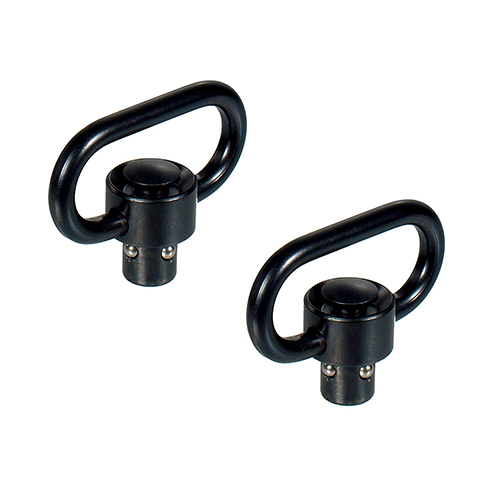 ULFHEDNAR Heavy duty QD swivel - 2 kpl tarjoaa erinomaisen pidon, mahdollistaen 1,5" leveiden slingien kiinnittämisen erilaisiin kivääreihin.