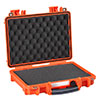 Explorer Cases 3005 O - oranssi, kestävä ja vesitiivis aselaatikko, jossa on Pre-Cube Foam, lukitussalvat ja manuaalinen paineventtiili, täydellinen matkustamiseen.