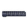 SCHMEISSER Handguard Free Float M-Lok yhdistää kevyen alumiinin ja teräksiset kierteet, tarjoten erinomaisen vakauden, tyylikkään muotoilun ja monipuoliset M-Lok-liitännät.