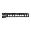 SCHMEISSER Handguard Free Float KeyMod yhdistää kestävän alumiinin ja teräksiset kierteet, tarjoten erinomaisen tarkkuuden ja tyylikkään Slim-Line muotoilun.