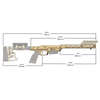 MDT LSS-XL Gen 2 Chassis System tarjoaa pidemmän etuosan kuin tavallinen LSS, AR-tyyliset buttstockit ja AICS-tyypin irrotettavat patruunat.
