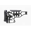 MDT Skeleton Rifle Stock tarjoaa työkaluttoman säädön, täydellisen istuvuuden ja mukautettavat cheek riser- ja buttpad-asennukset, mukaan lukien taittuvuus XTN-liitännällä.