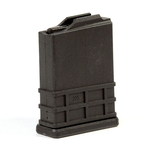 MDT Polymer Magazine 223 Rem 10 laukkuun, yhteensopiva MDT Chassis -järjestelmien kanssa, tarjoaa luotettavan ja kestävän ratkaisun ampumiseen.