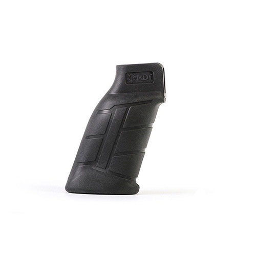 MDT AR-15 Pistol Grip tarjoaa erinomaisen ergonomian, mukautuvan muotoilun ja liukumatonta otetta, sopii sekä oikea- että vasenkätisille ampujille.