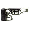MDT Elite Fixed Rifle Stock tarjoaa työkaluttoman säädön, täydellisen istuvuuden ja mukavuuden ACC/ESS-chassiksille, teräksinen buttplate ja kaksi ohjaustankoa.