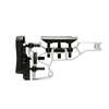 MDT Skeleton Rifle Stock tarjoaa työkaluttoman säädön, mukautettavat cheek riser ja buttpad, sekä XTN-interface, joka sisältää taittuvan vaihtoehdon.