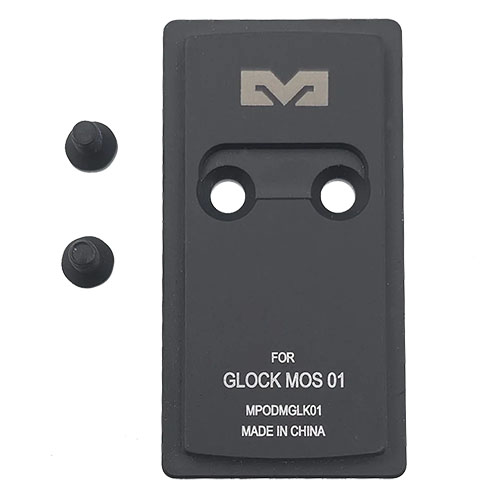 MPO PRO-F DIRECT MOUNT PLATE mahdollistaa helpon ja tukevan kiinnityksen optiikoille GLOCK MOS -standardikehyksessä, parantaen tarkkuutta ja käyttömukavuutta.