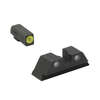 Meprolight Hyper-Bright™ sights tarjoavat nopean kohteen hankinnan kaikissa valaistusolosuhteissa, kestävä rakenne ja huoltovapaa tritium-valaistus.