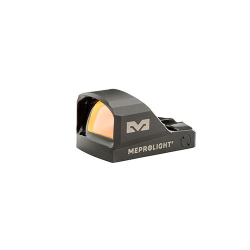 Mepro MPO-DS on kustannustehokas avoin reflex punapiste, jossa on 3.5 MOA retikuli, automaattinen kirkkauden säätö ja IPX7 vesitiiviys.