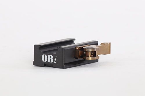 OBI P-A Quick Mount muuttaa MIL-STD 1913 Picatinny -raudan Arca-Swiss (RRS Dovetail) -yhteensopivaksi, nopea kiinnitys ja kestävä rakenne.