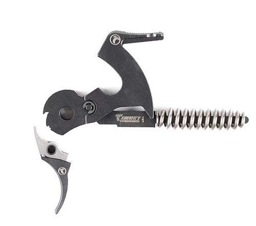 Timney Lever Action Trigger, 3-3.5lb vetopaino, takaa tarkan ja luotettavan laukaisun ilman säätöä. Helppo asentaa, ei vaadi aseasentajaa.