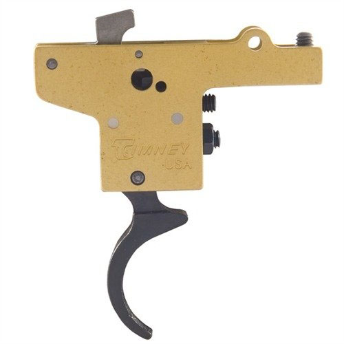 MAUSER FEATHERWEIGHT - säädettävä vetopaino (1,5-4 lb), käsin hiottu ja sovitettu, takaa tarkan ja puhtaan liipaisimen. Ei turvamekanismia.