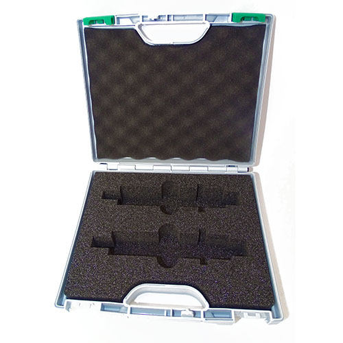 TRIEBEL Premium Case on suunniteltu erityisesti 1-1/4" Reloading Dies -koneiden ja tarvikkeiden turvalliseen säilytykseen, tarjoten erinomaisen suojan ja järjestyksen.
