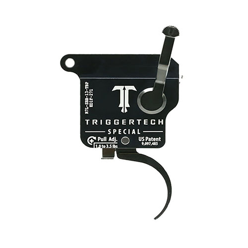 TRIGGERTECH REM700 SPECIAL - vasenkätinen, PVD Black -käsittely, tarjoaa tarkan ja luotettavan laukaisun, joka parantaa tarkkuutta ja kestävyyttä.