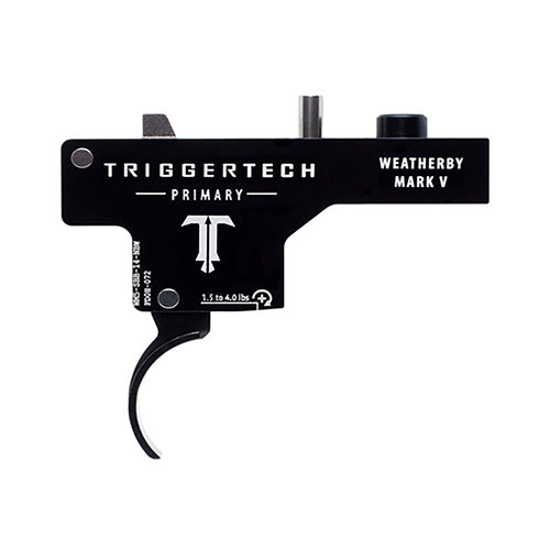 TRIGGERTECH Weatherby Mark V Primary - Frictionless Release Technology™ takaa nollakäynnistys, lyhyen liikematkan ja erinomaisen luotettavuuden kaikissa olosuhteissa.
