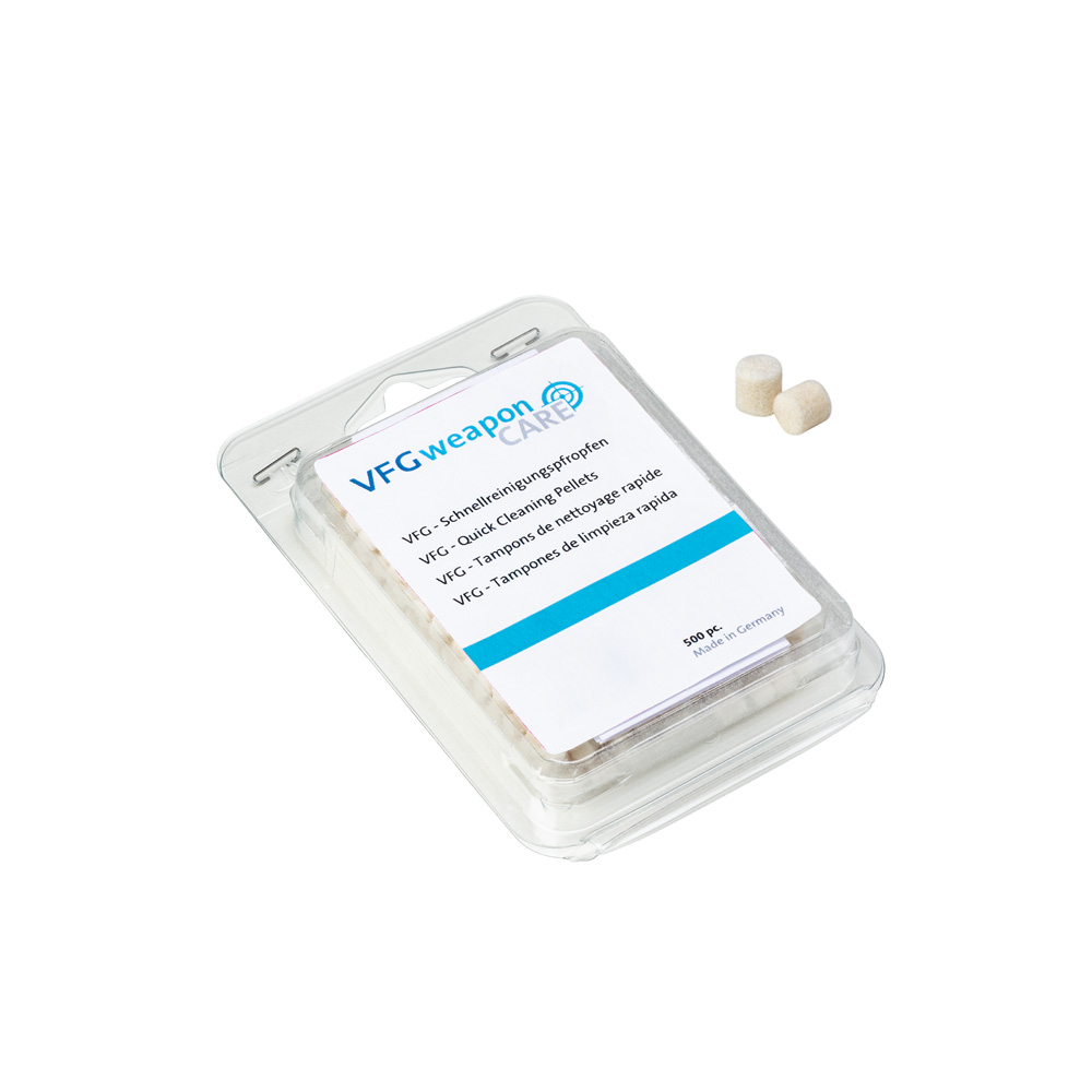 Quick cleaning-Plug, 500 pcs. - for Cal. 4.5/.177