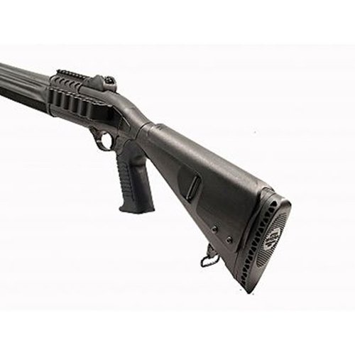 Urbino-pistoolikahva Beretta 1301: lyhyt vetopituus, kestävä lasikuitunylon, iskunvaimennus, helppo asennus ilman aseistusta.