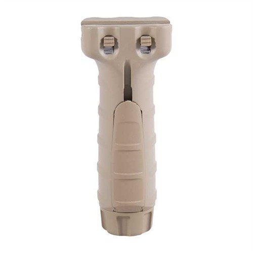 PICATINNY STANDARD VERTICAL GRIP tarjoaa tukevan otteen, suuren säilytystilan ja vesitiiviin rakenteen, mikä tekee siitä erinomaisen valinnan taistelukäyttöön.
