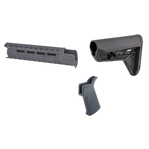 Päivitä AR-15 kiväärisi MOE-SL kalustesarjalla, joka tarjoaa kevyen, modulaarisen muotoilun, ergonomisen otteen ja tehokkaan olkapäätuennan.