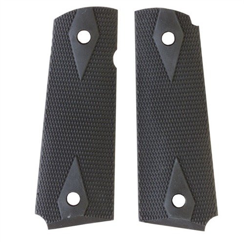 Pehmeät, kumiset 1911 MODULAR HANDGUN GRIPS tarjoavat tyylikkyyttä ja hallintaa, parantaen otetta pienikätisille ampujille ja lisäten mukavuutta.