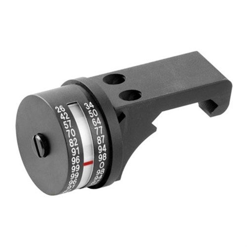 Machinoitu alumiinikiinnike mahdollistaa Sniper Tool Designs Angle Co-Sine Indicatorin (ACI) suoran kiinnittämisen MIL STD 1913 -kiinnikkeeseen ilman vaurioita.