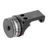 Machinoitu alumiinikiinnike mahdollistaa Sniper Tool Designs Angle Co-Sine Indicatorin (ACI) suoran kiinnittämisen MIL STD 1913 -kiinnikkeeseen ilman vaurioita.