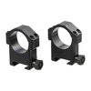 Kestävä 30mm teräksinen MAXIMIZED SCOPE RINGS, joka pitää raskaat tähtäimet tukevasti paikoillaan kovissa rekyyleissä; saatavilla eri korkeuksissa.