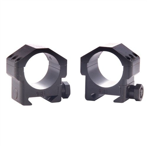 MAX-50 SCOPE RINGS tarjoavat 60% enemmän pitovoimaa, 6 #8-40 Torx ruuvia kuorman jakamiseen ja ovat yhteensopivia MIL STD 1913 kanssa, suunniteltu .50 BMG:lle.