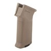 MOE AK Grip parantaa ergonomiaa ja aseenkäsittelyä aggressiivisella pinnalla. Yhteensopiva Magpul Grip Coresin kanssa ja sopii kaikille AK-tyypeille.