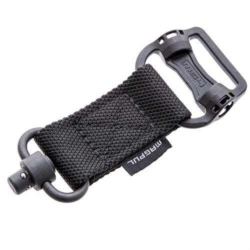 MS1/MS4® QD-adapter yhdistää MS1® Slingin ja QD Sling Swivelin, mahdollistaen nopean siirtymisen yhden ja kahden pisteen välillä.