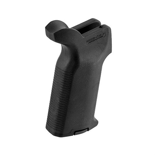 MOE-K2+ tarjoaa mukautuvan, ergonomisen otteen ja parannetun hallinnan, erityisesti PDW-konfiguraatioissa ja lyhyissä LOP-riflessä.