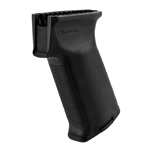 MOE AK+ Grip parantaa ergonomiaa ja hallintaa, on yhteensopiva AK-pistoolikahvojen kanssa ja tarjoaa mukautettavaa säilytystilaa Magpul Grip Coresin avulla.