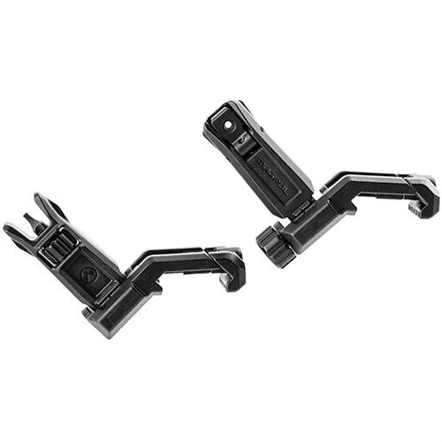 MBUS Pro Offset Sight Set tarjoaa kestäviä, säädettäviä ja matalan profiilin tähtäimiä, jotka täydentävät optiikkaa ja mahdollistavat nopean käyttötilanteen.