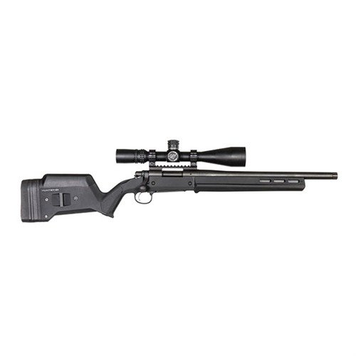 Magpul Remington 700 Hunter - säädettävä pituus ja poskipakan korkeus, M-LOK yhteensopiva, ei vaadi vuorausta, helppo "drop-in" asennus.