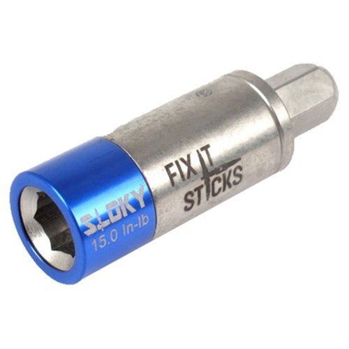 Fix It Sticksin Miniature Torque Limiter on kevyt ja kompakti työkalu, joka takaa oikean väännön scope-mountien ja renkaiden kiinnittämiseen.