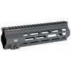 HK 416 Free-Float M-LOK - kestävä 6061 alumiini, musta anodisoitu pinta, 7 M-LOK-liitäntää, saatavilla 9" ja 13.5" pituuksina, valmistettu USA:ssa.