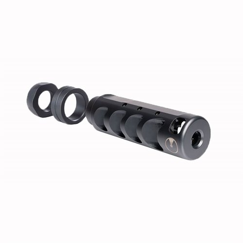 Ultradyne Apollo Max 6.5 Creedmoor - vähentää rekyyliä, pitää tähtäimen vakaana, valmistettu kestävästä 416 ruostumattomasta teräksestä, yhteensopiva 5/8-24 TPI.