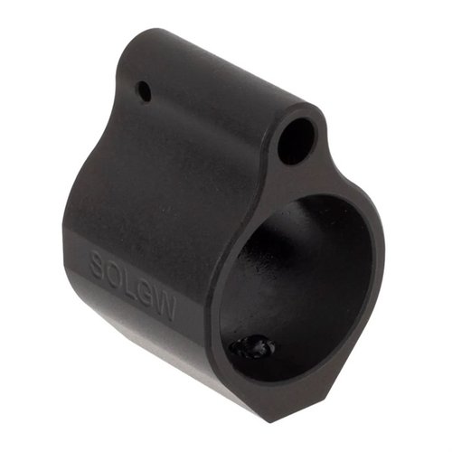 .750" gas block AR-15: yhteensopiva kaikkien markkinoilla olevien handguardien kanssa, valmistettu 4140 teräksestä, nitride-käsitelty kestävyys ja pitkäikäisyys.