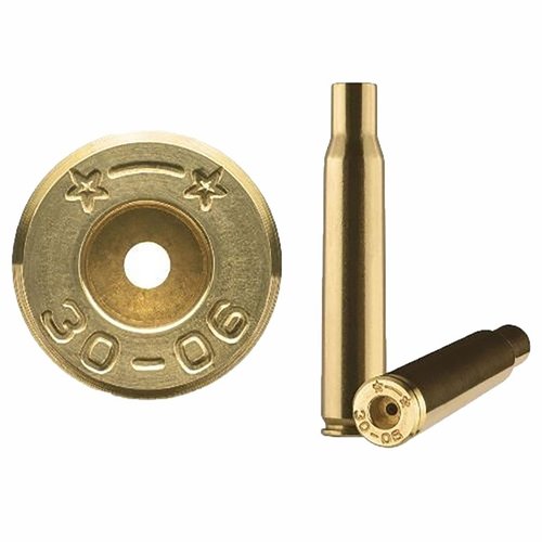 Tutustu 30-06 SPRINGFIELD BRASS -patruunoihin 🦌, monikäyttöisiin ja luotettaviin hylsyihin. 100 kpl/pussi, täydellinen riistalle!
